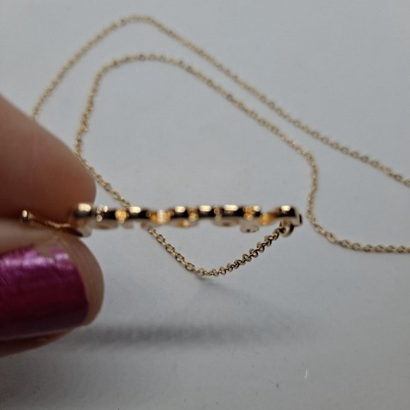 Nevaeh Name Necklace Personalized chain Gold Tone - Picture 5 of 7